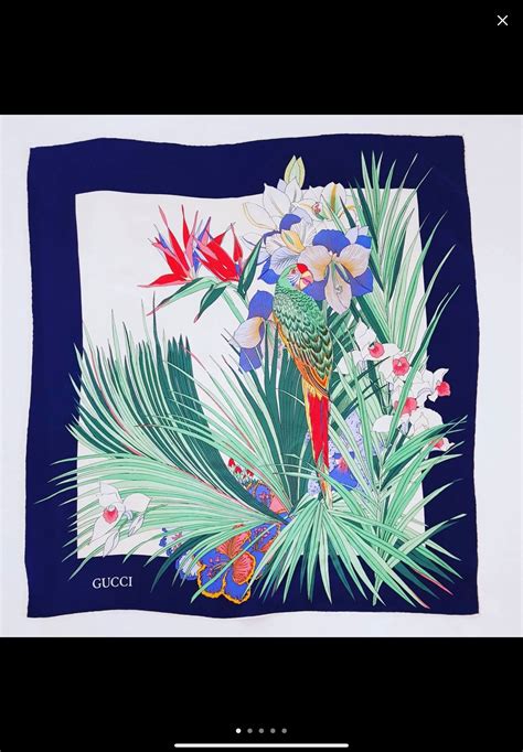 gucci foulard anni '70 